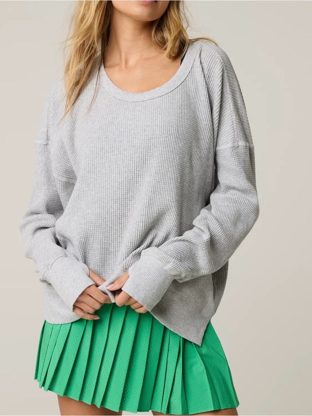 Offline By Aerie Women’s Wow! Waffle Long Sleeve Shirt